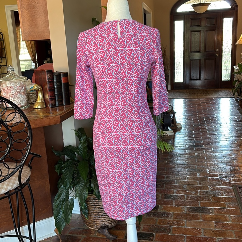 J.Mclaughlin Patterned Catalyst Dress Size Xs - image 6
